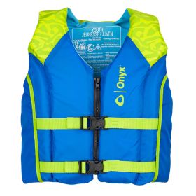 Onyx Shoal All Adventure Youth Paddle &amp; Water Sports Life Jacket - Green