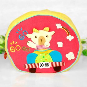 [Sweet Sheep] Embroidered Applique Kids Fabric Art School Backpack / Outdoor Backpack (9.6*8.3*2.7)