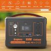 600W Portable Power Station 568Wh 153600mAh Solar Generator Backup Power With AC/DC/ PD 65W Type-c/QC3.0/Wireless Charger /Flashlight;  CPAP Battery P