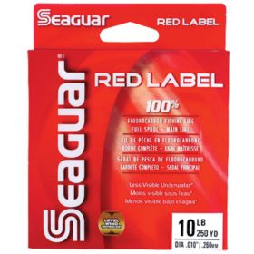 Seaguar Red Label 100% Fluoro  200yd 10lb 10RM250