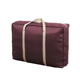 Different Specifications Moving Storage Bag, College Dorm, Traveling, Camping, Packing Supplies, Organizer Tote, Reusable and Sustainable (Color: Claret, size: XL)