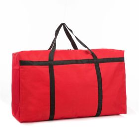 Waterproof Oxford Fabric Storage Bag Different Specifications Moving Bag for Clothes, Quilts, Shoes, Convenience for Home Storage, Travelling, College (Color: Red, size: XXL)