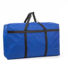 Waterproof Oxford Fabric Storage Bag Different Specifications Moving Bag for Clothes, Quilts, Shoes, Convenience for Home Storage, Travelling, College (Color: Blue, size: XL)
