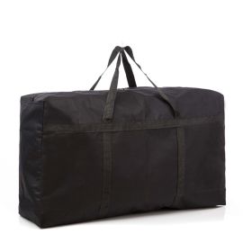 Waterproof Oxford Fabric Storage Bag Different Specifications Moving Bag for Clothes, Quilts, Shoes, Convenience for Home Storage, Travelling, College (Color: Black, size: XXL)