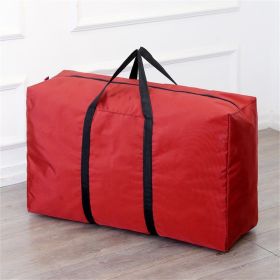 Waterproof Oxford Fabric Storage Bag Different Specifications Moving Bag for Home Storage, Travelling, College Carrying (Color: Red, size: M)