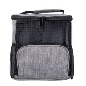Hanging Toiletry Bag for Women Men, Large Water-resistant Kit Shaving Bag for Toiletries Shaving Accessories for Travel (Color: Grey)