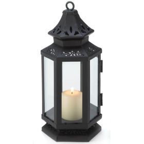 Promenade Ornate Yet Elegant Contemporary Candle Lantern (Color: Color B, size: 8 In)