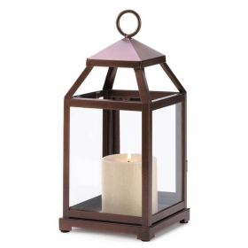Backyard Garden Lawn Gallery Of Light Metal Mini Hanging Candle Lanterns (Color: copper, Type: Candle Lanterns)