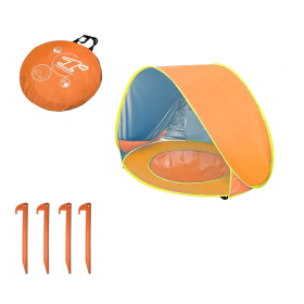 New Stylish Kids Beach Holiday Shade Splash Tent (Color: Orange, Type: Car Tent)