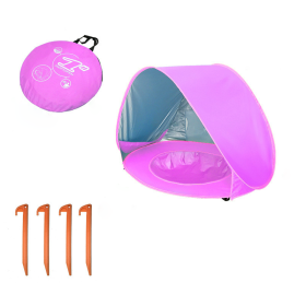 New Stylish Kids Beach Holiday Shade Splash Tent (Color: Pink, Type: Car Tent)