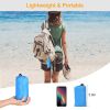 Portable Beach Blanket 4.6' x 6.6' Waterproof Foldable Camping Rug Pocket Sandproof Picnic Mat