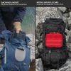 First Aid MOLLE Bag for First Aid Kits (IFAK) | Emergency;  Backpacking;  Travel;  Tactical;  Go Bag;  Bug Out Bag;  72 Hour Kit;  Essentials;  EDC;